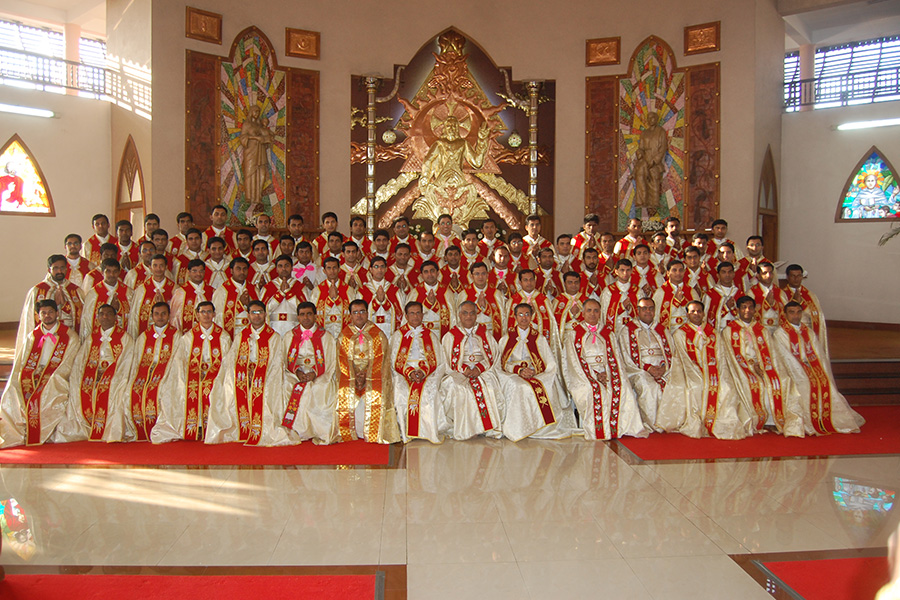  Newly Ordaind Priests at Prior General' House, Receptio