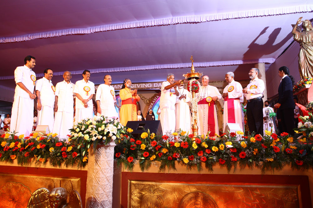 Inauguration of Thanks giving day (CM. Oomen Chandy)